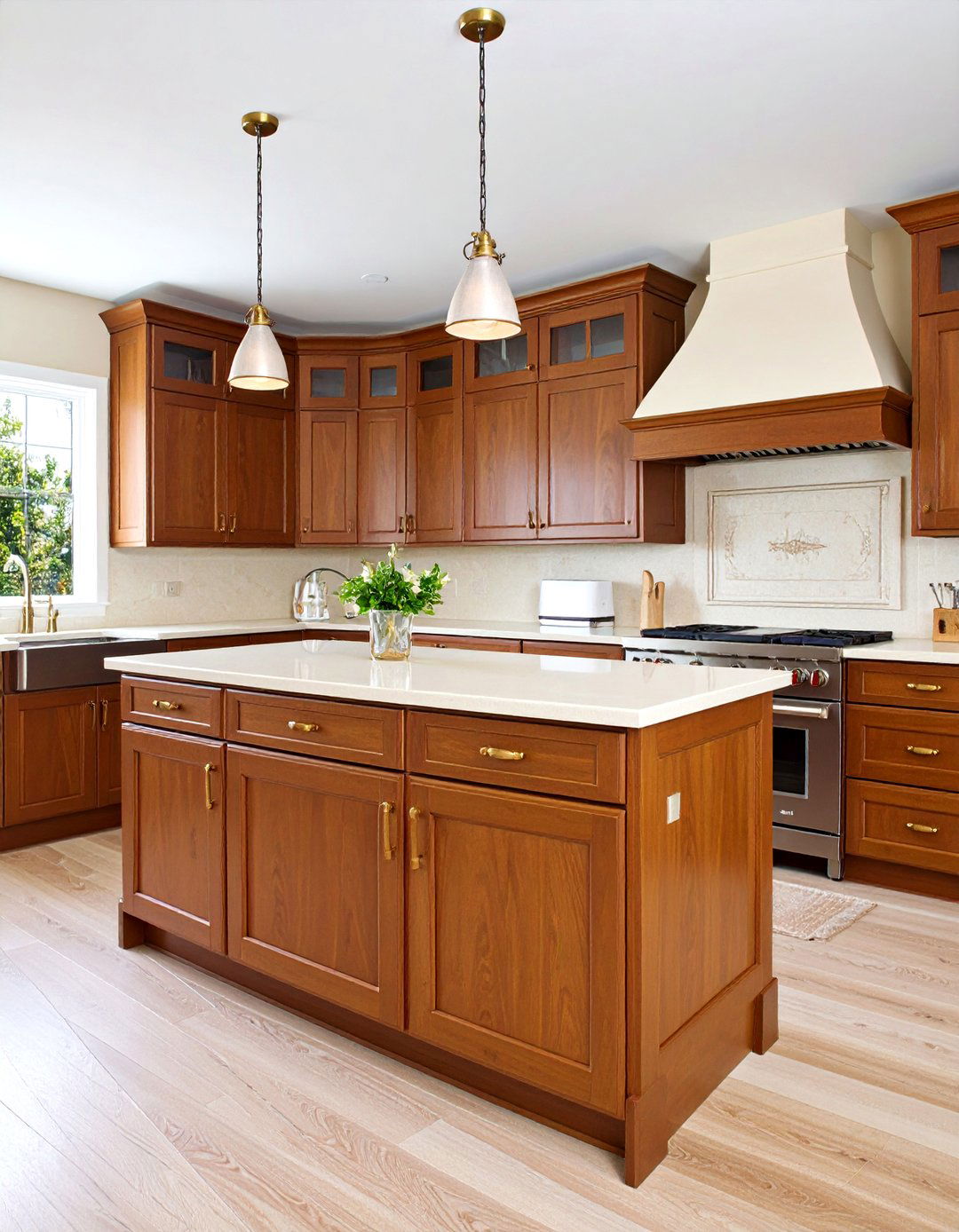 Chocolate Brown and Cream Kitchen Color Warmth - 20 Kitchen Color Ideas