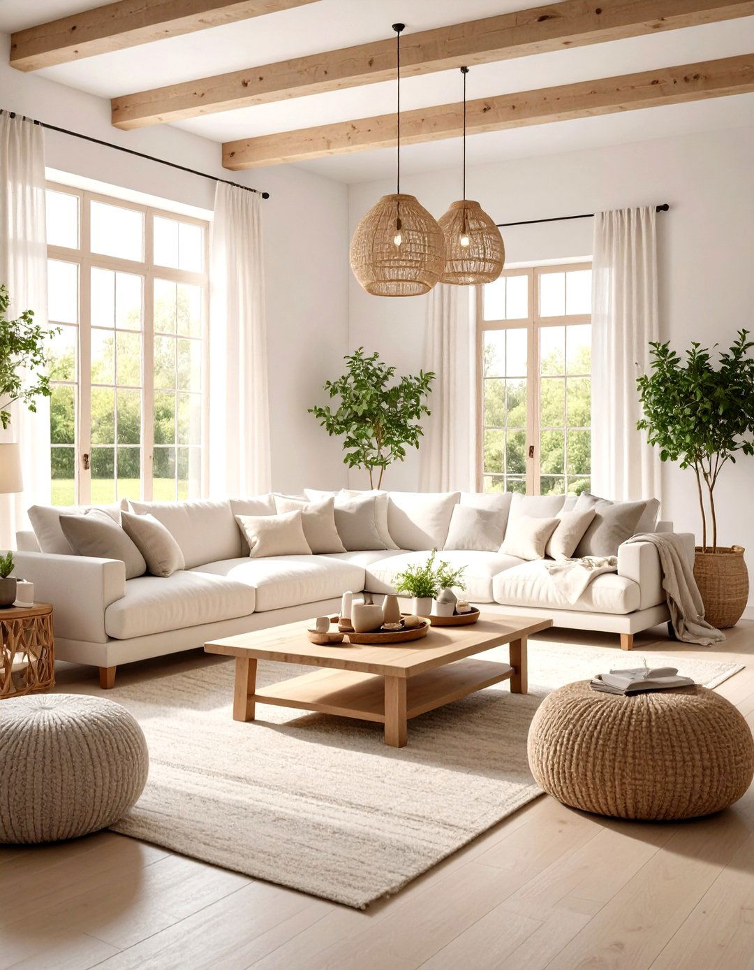 Choose Neutral Color Palettes for Timeless Country Living Room Schemes - 20 Country Living Room Ideas