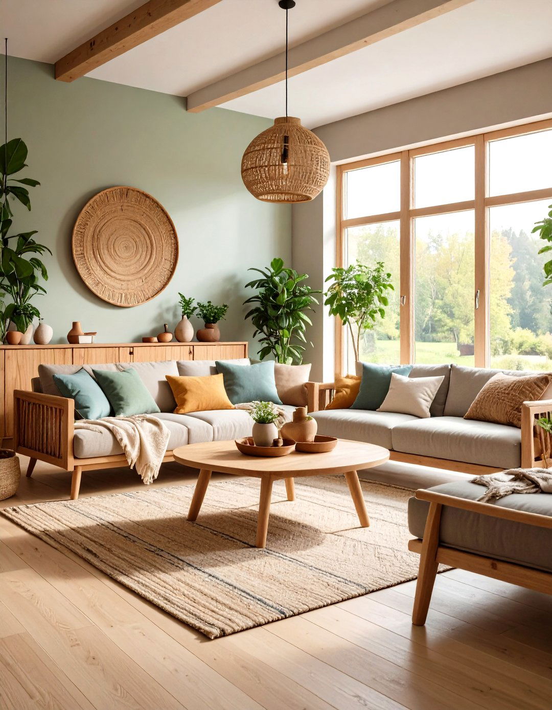 Choose Sustainable Durable Materials - 20 Scandinavian Living Room Ideas