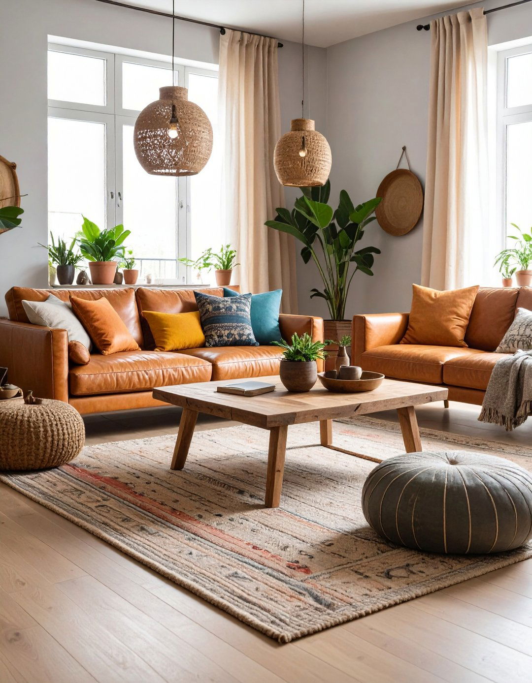 Choose Sustainable Natural Materials - 20 Formal Living Room Ideas