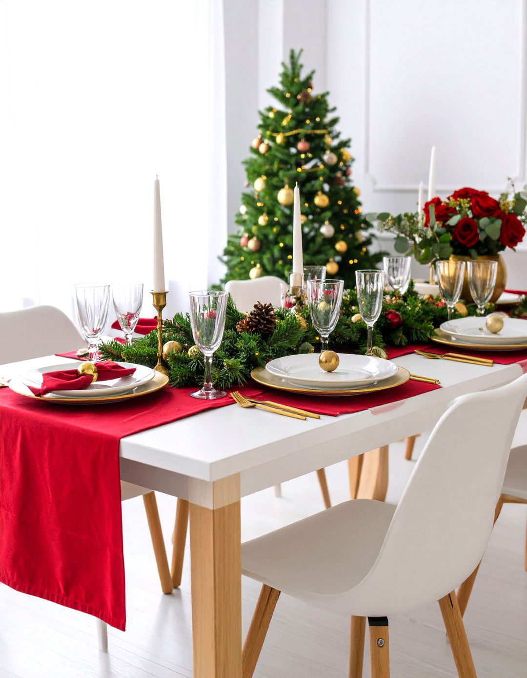 Christmas Holiday Table Setting - 20 Table Setting Ideas