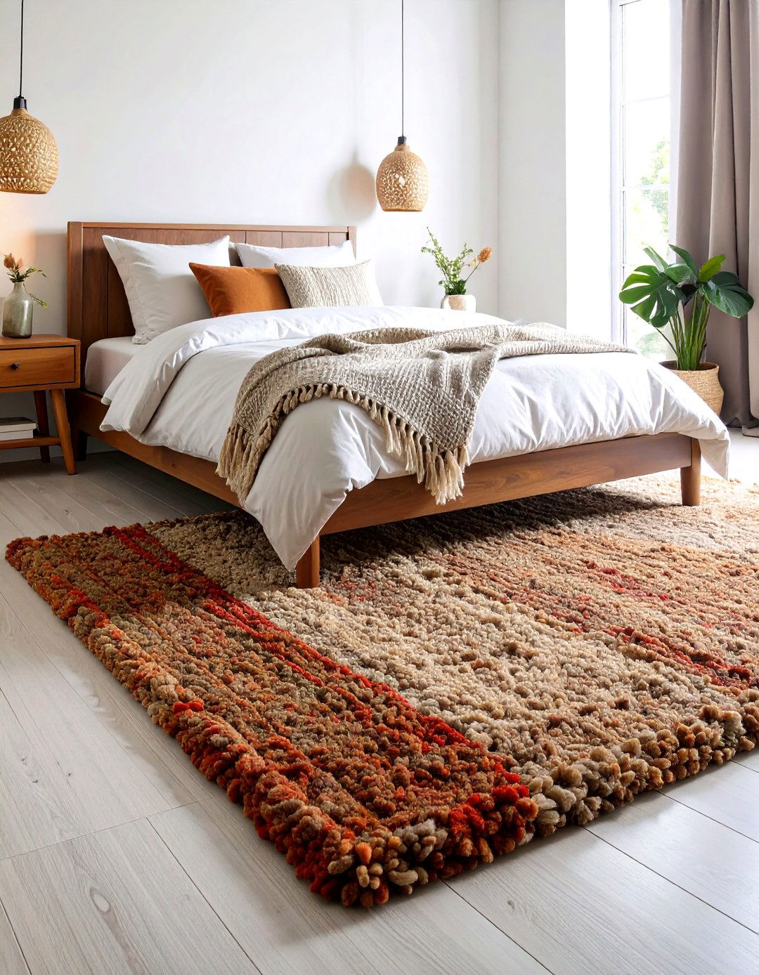 Chunky Shag Boho Rug - 20 Boho Rug Ideas
