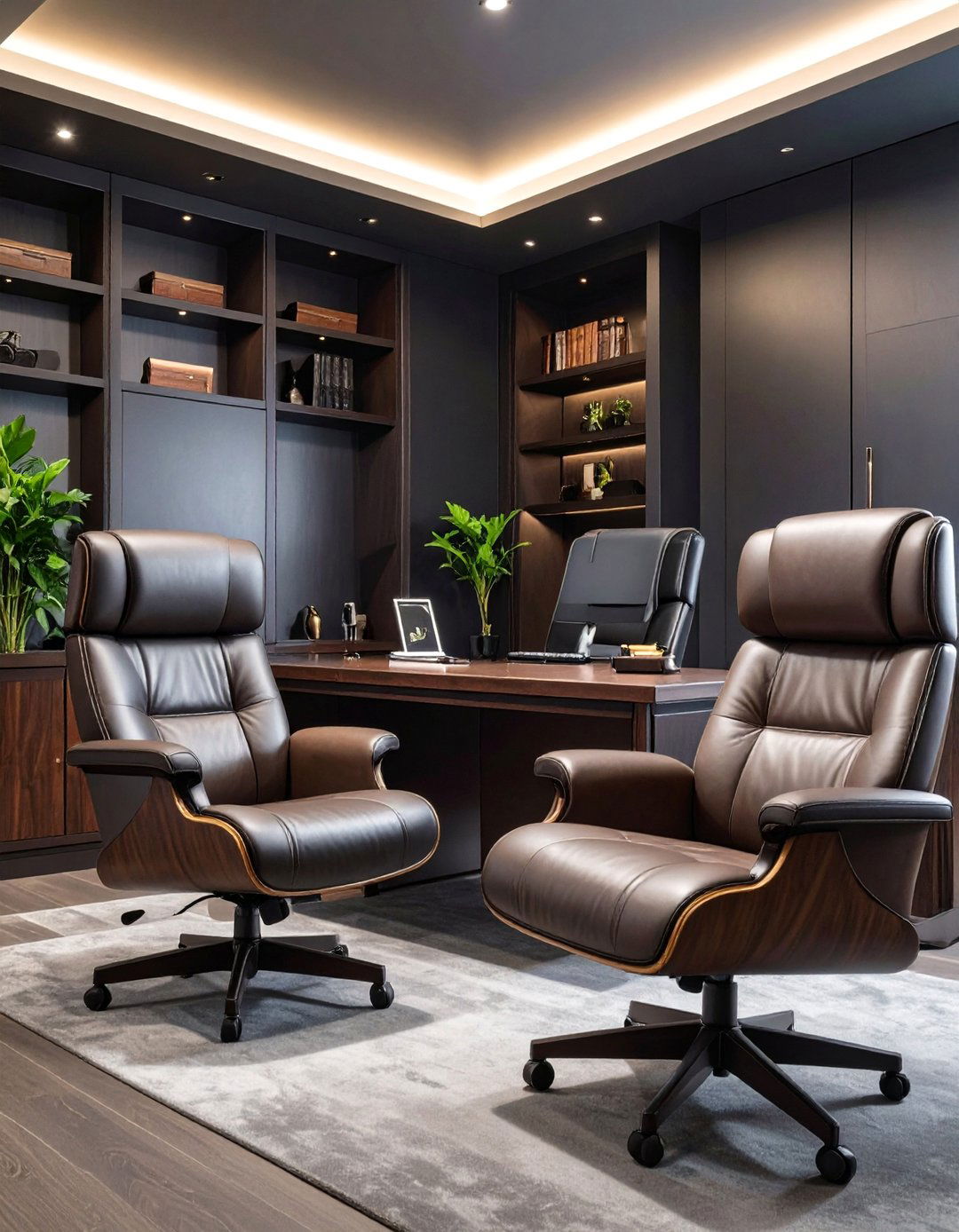 Cigar Room Office Combo for Multifunctional Use - 20 Cigar Room Ideas