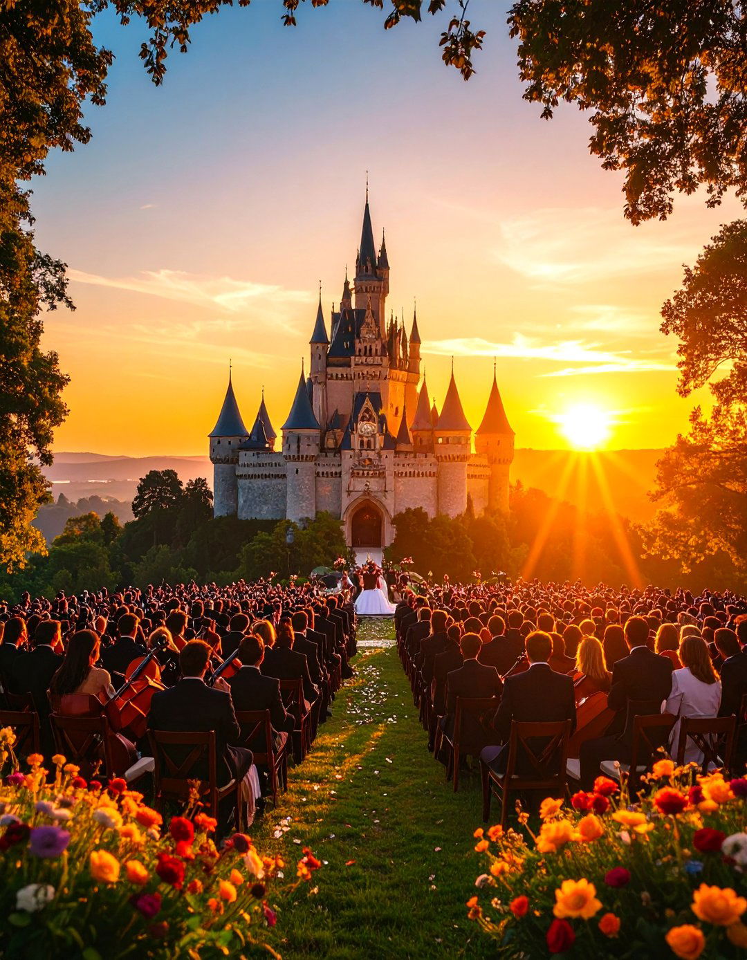Cinderella Castle Ceremony Disney Wedding Dream - 20 Disney Wedding Ideas