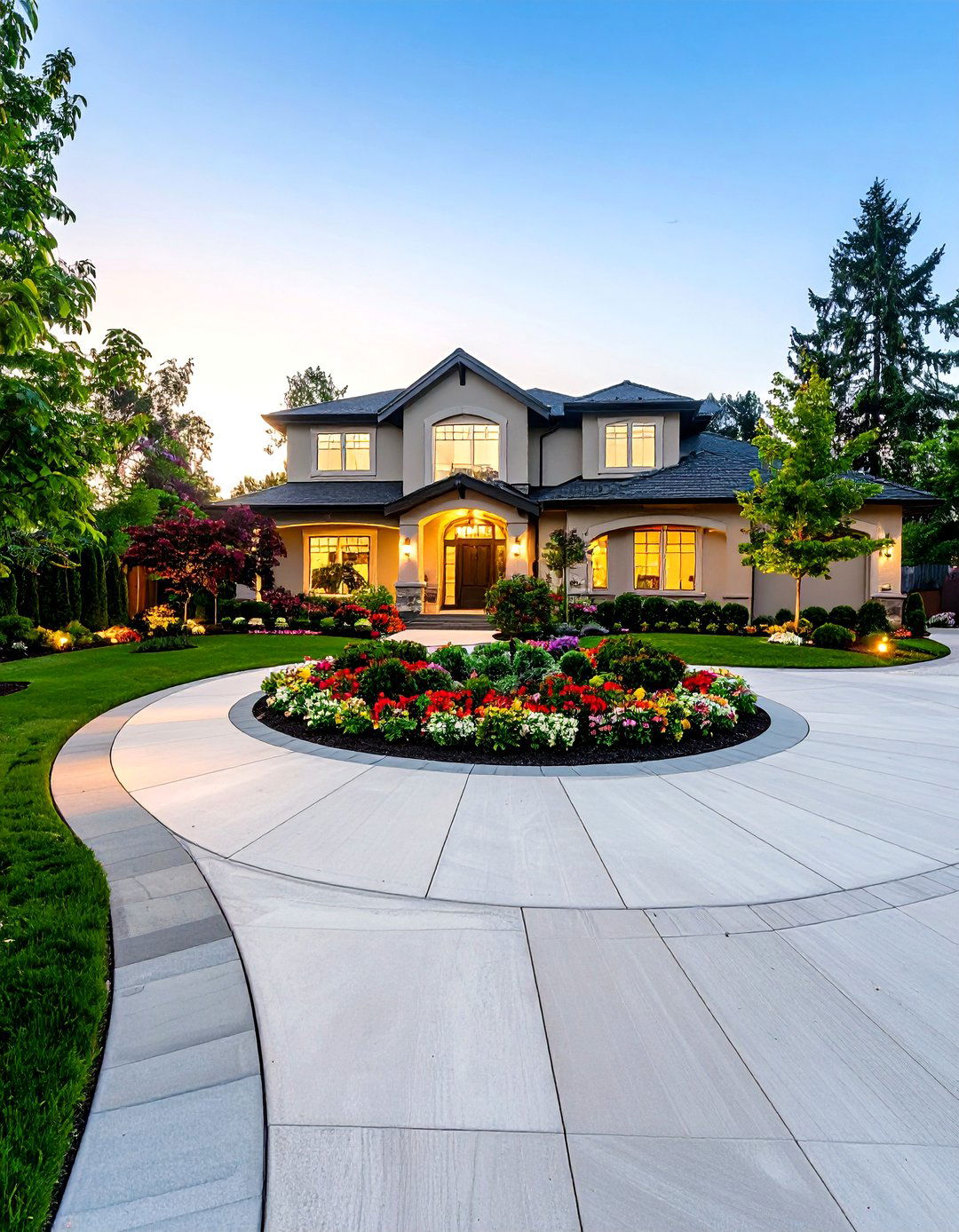 Circular Driveway Entrance Design - 20 driveway entrance ideas