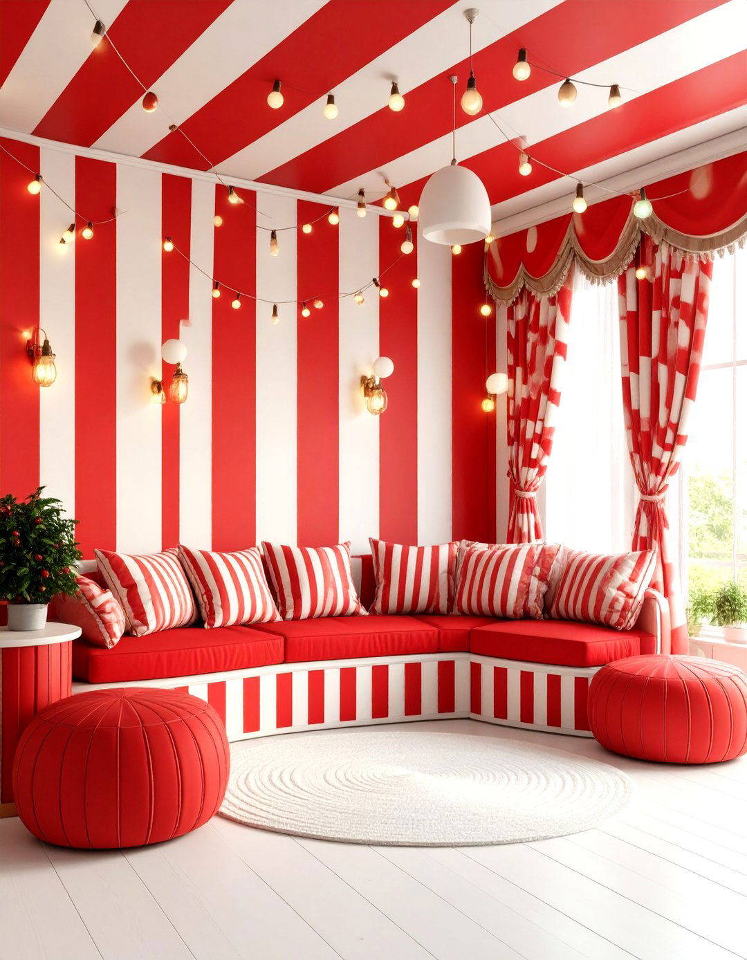 Circus Carnival Kids Reading Nook - 20 kids reading nook ideas