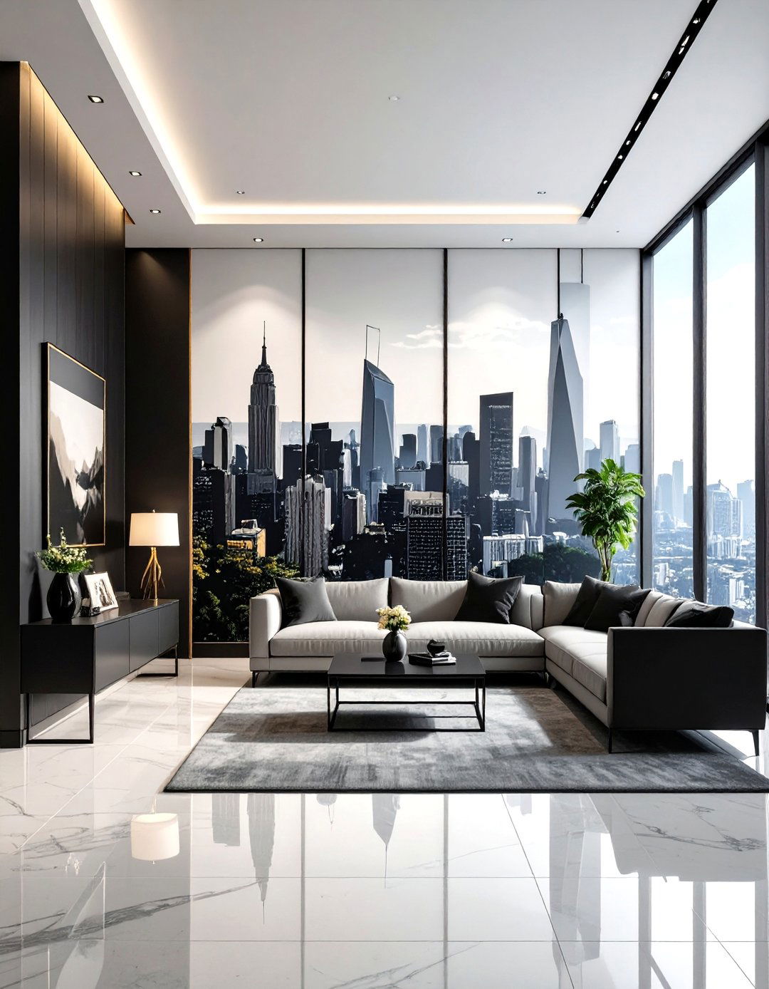 City Skylines - 20 Wall Mural Ideas