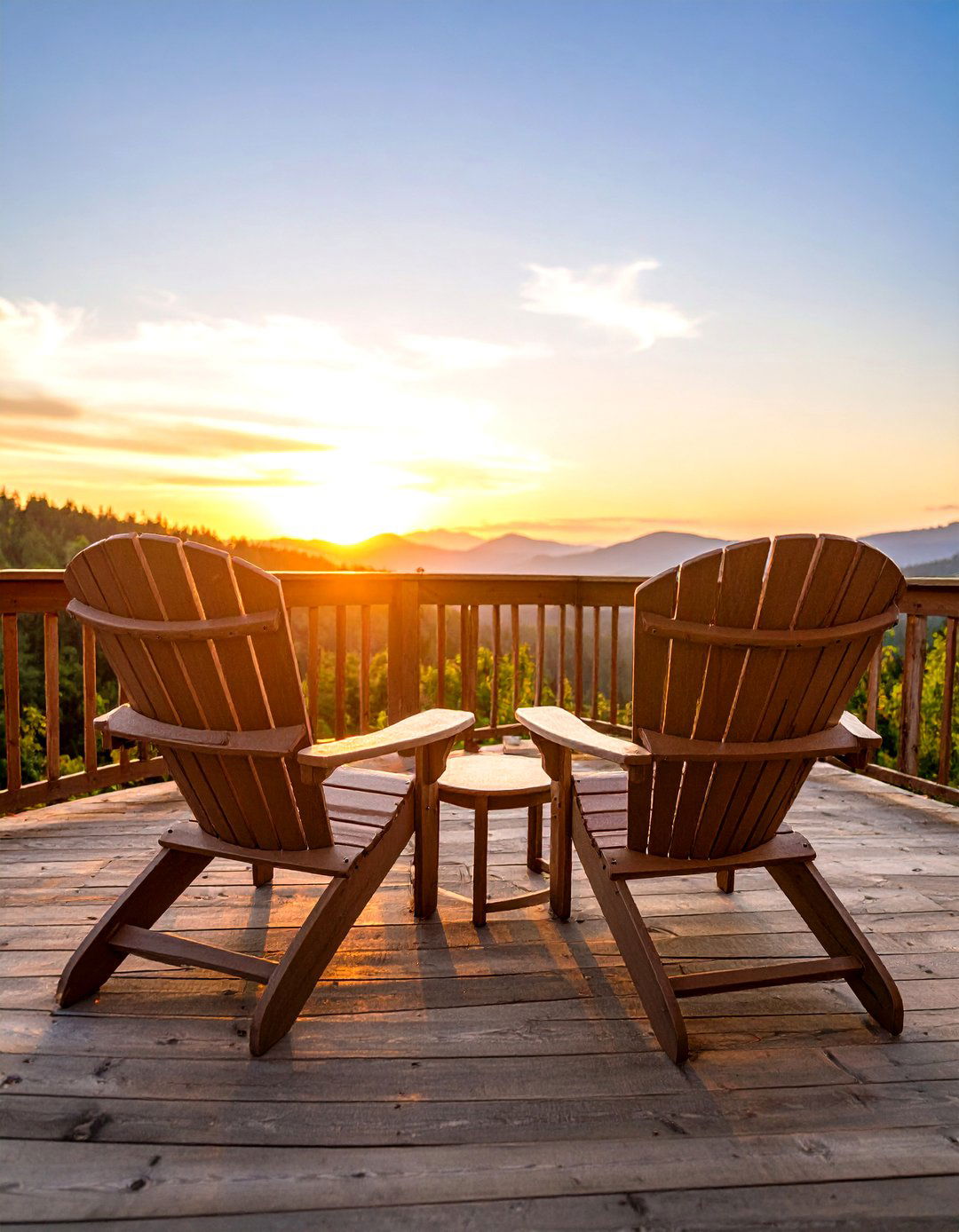 Classic Adirondack Chairs Deliver Iconic Deck Comfort - 20 Deck Furniture Ideas