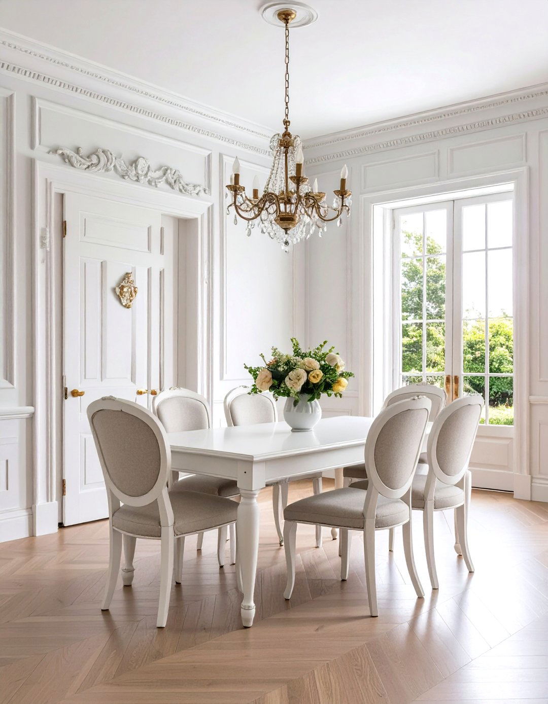 Classic Colonial Door Trim That Lifts the Ceiling - 20 Door Trim Ideas