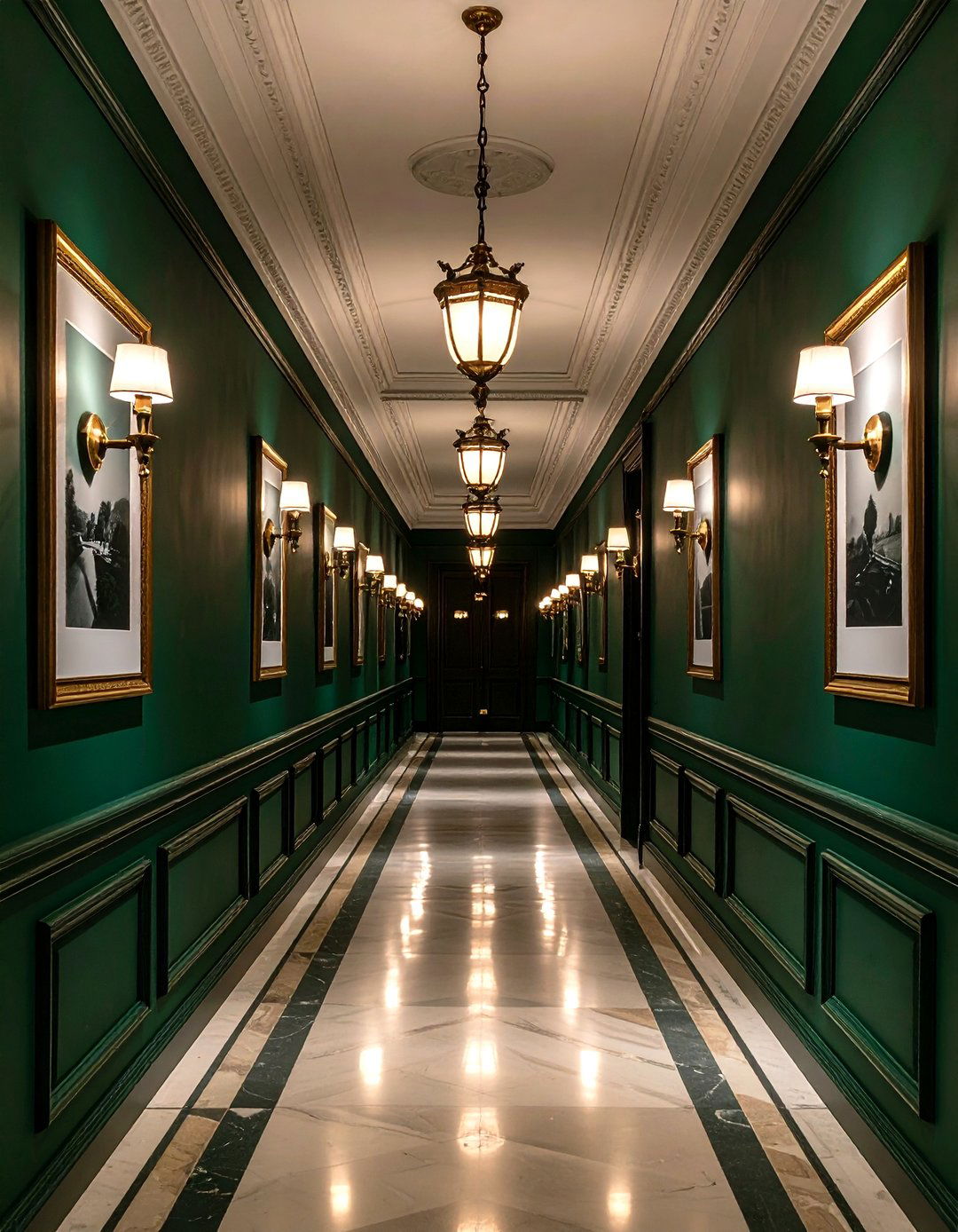 Classic Contrast Black and White Photography Gallery Wall - 20 Gallery Wall Ideas