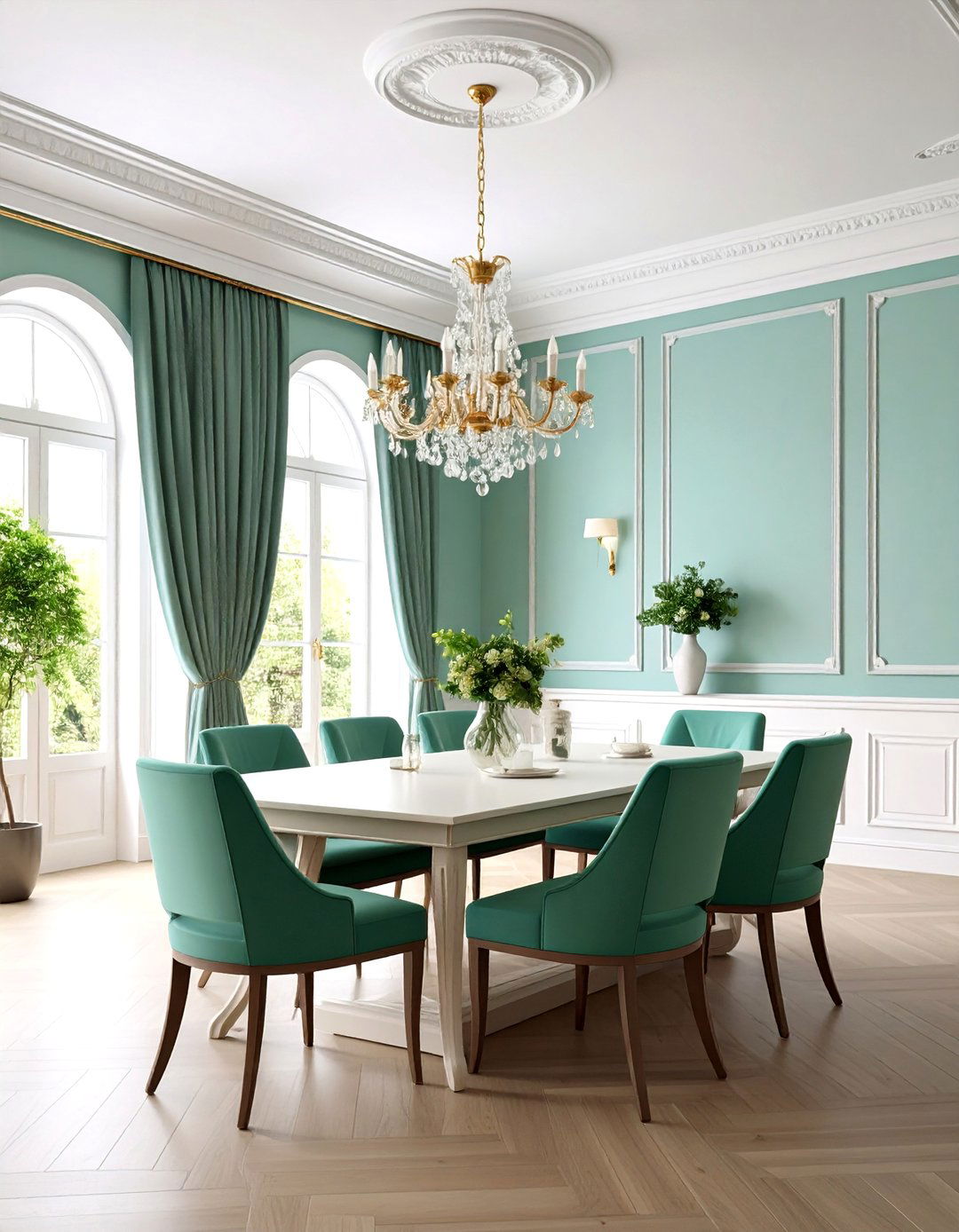 Classic Crown Molding Ceiling Trim - 20 Ceiling Trim Ideas