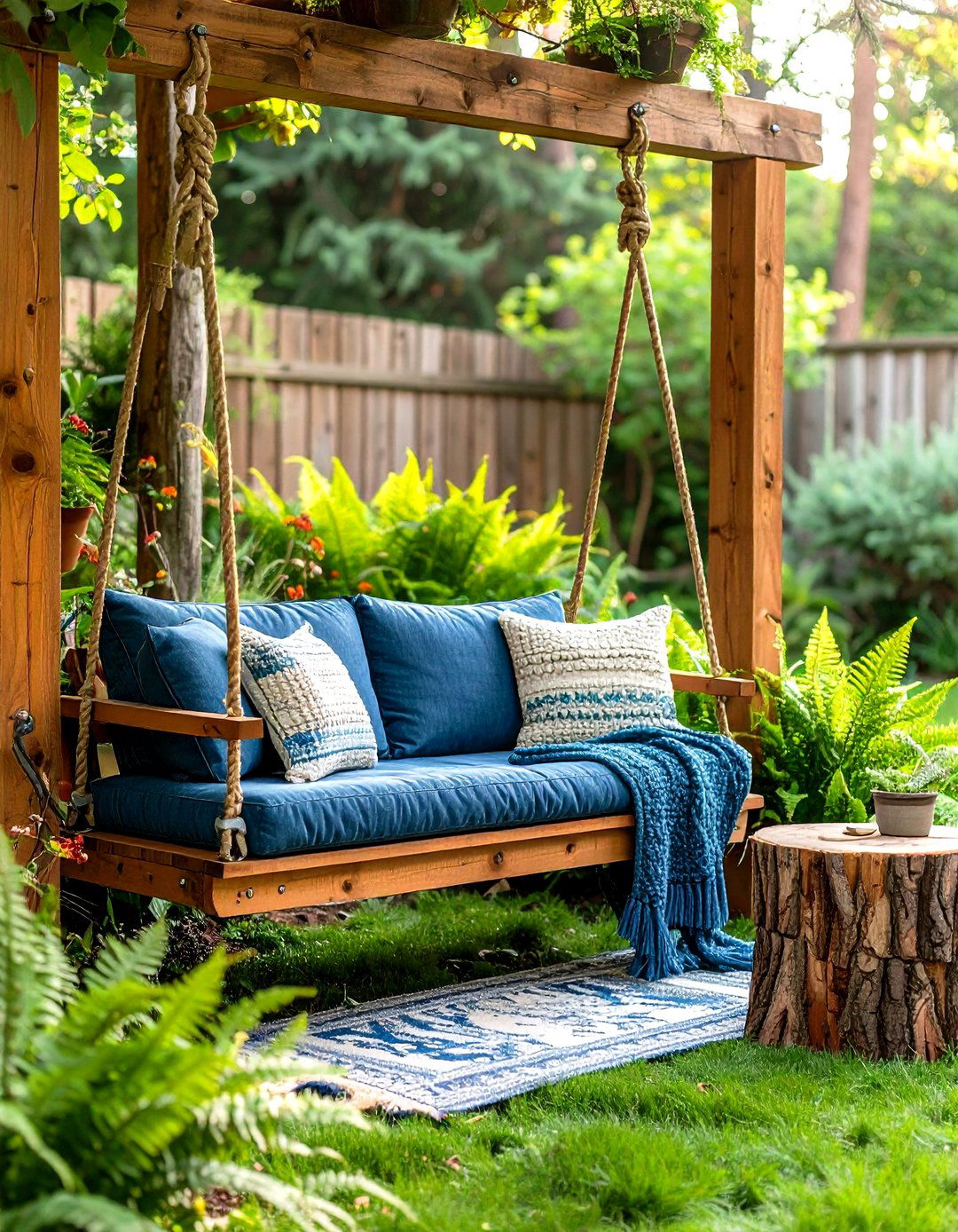 Classic Farmhouse Porch Swing Nook - 20 Farmhouse Porch Ideas