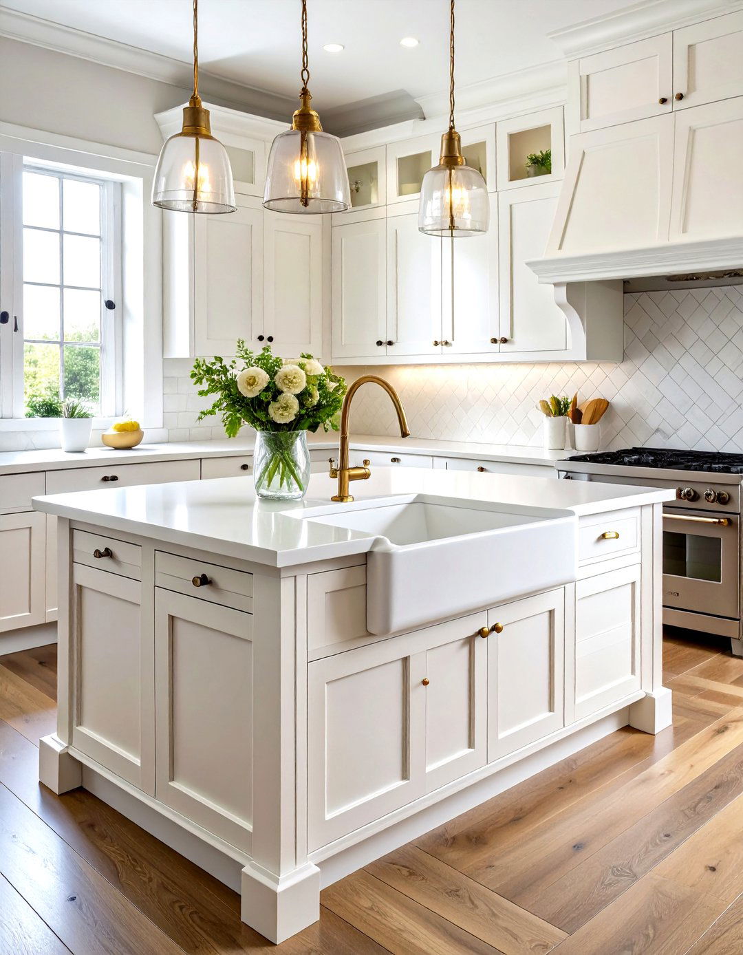 Classic Fireclay Farmhouse Kitchen Sink Design - 20 Kitchen Sink Ideas