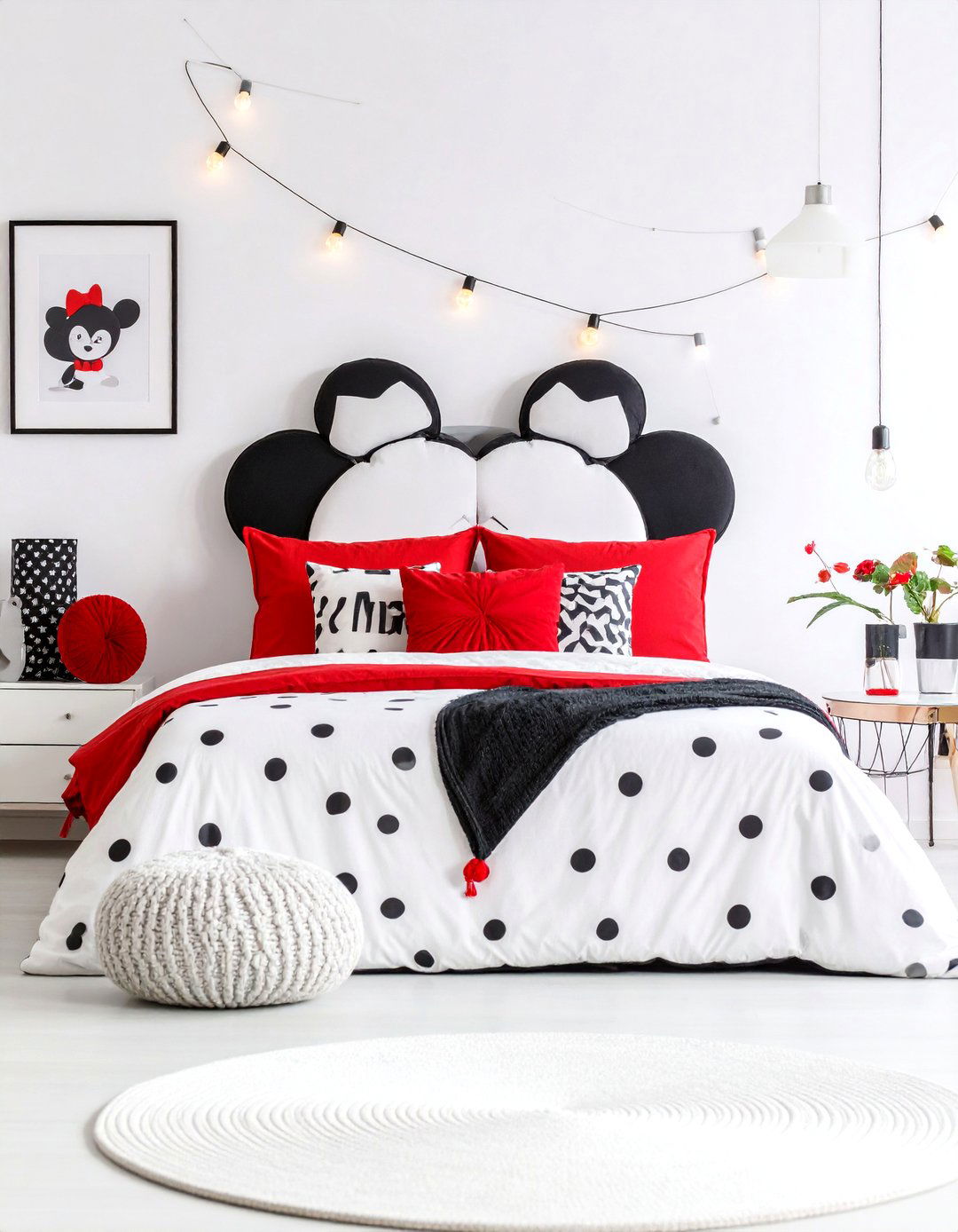 Classic Mickey and Minnie Disney Bedroom Charm - 20 Disney Bedroom Ideas