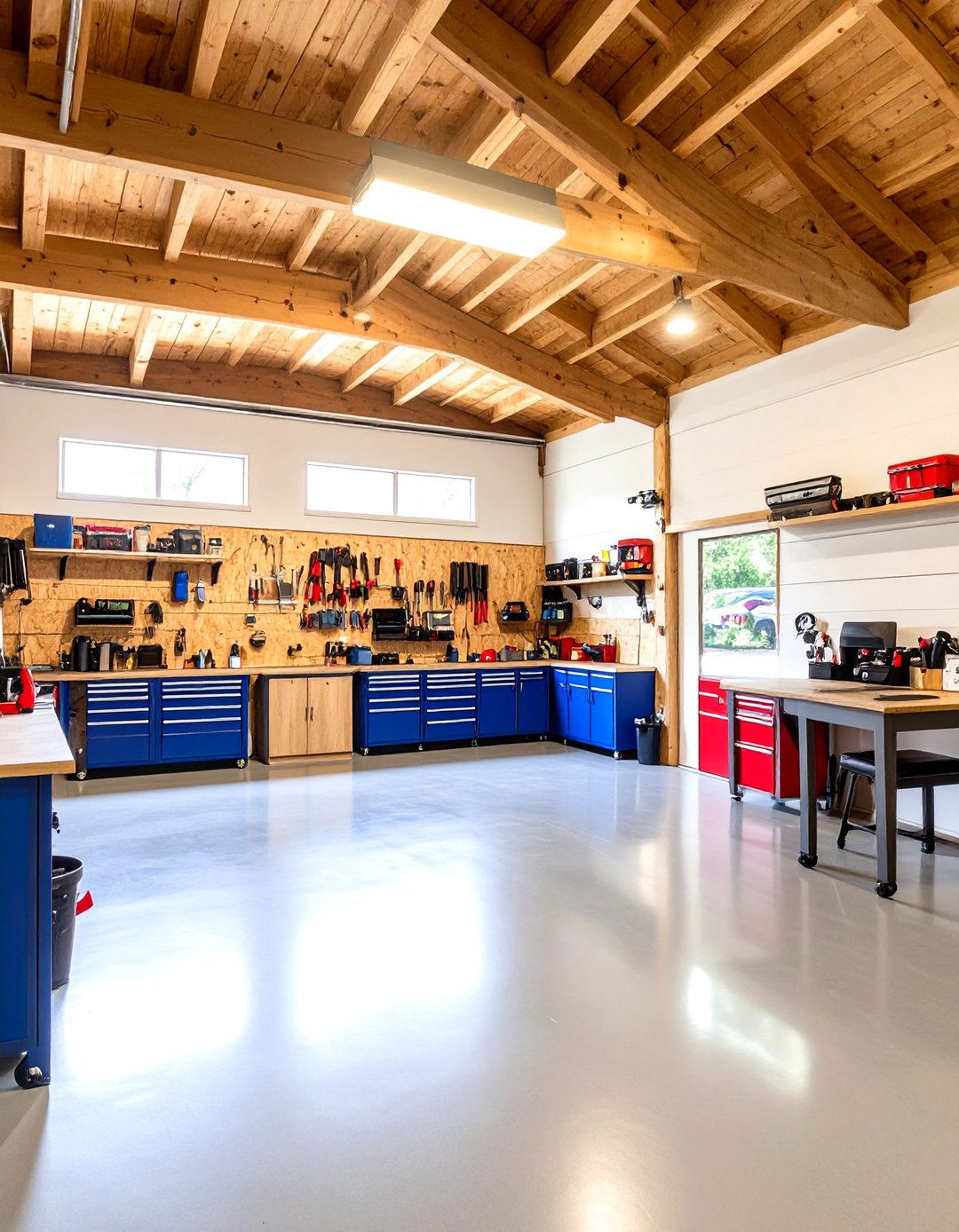 Classic Pole Barn Garage and Storage Solution - 20 Pole Barn Interior Ideas