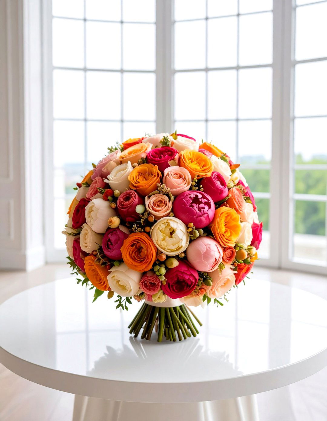 Classic Round Wedding Bouquet - 20 Wedding Bouquet Ideas