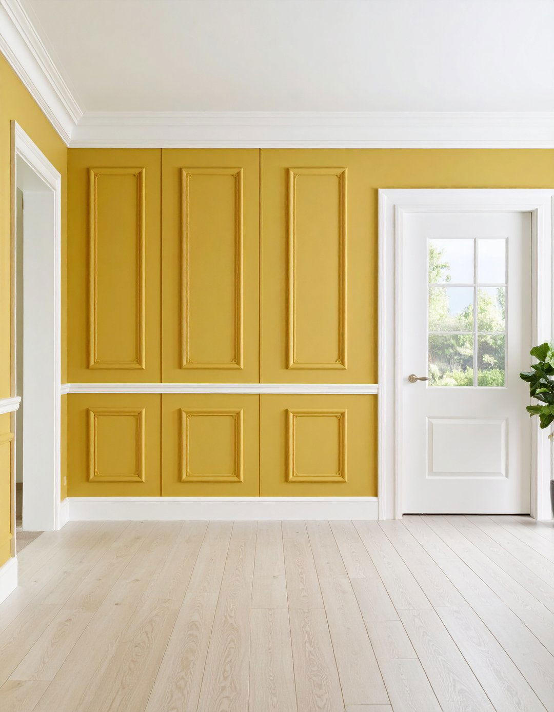 Classic Wainscoting Entryway Wall - 20 Entryway Wall Ideas
