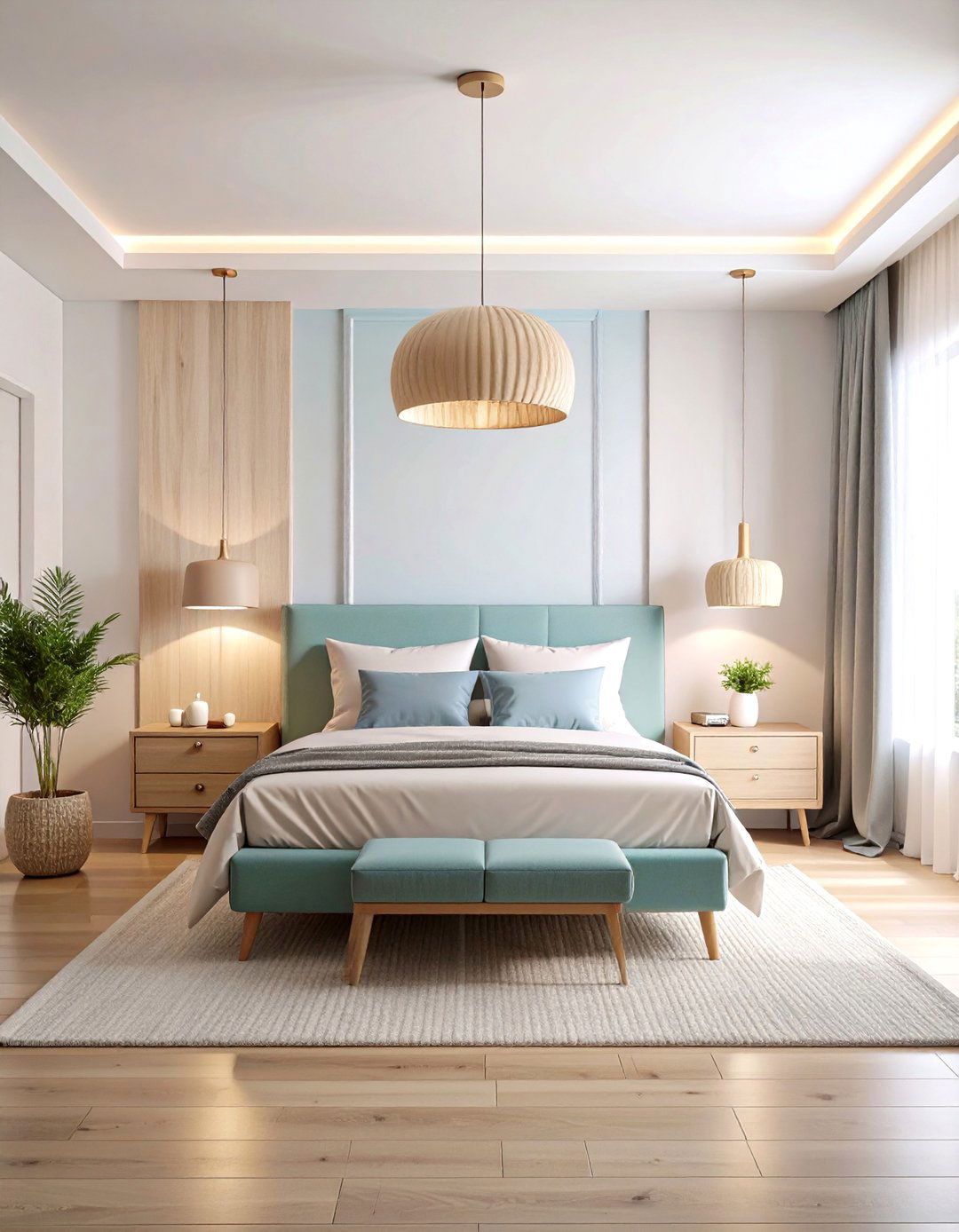 Clean Girl Room Minimalist Lighting Design - 20 Clean Girl Room Ideas