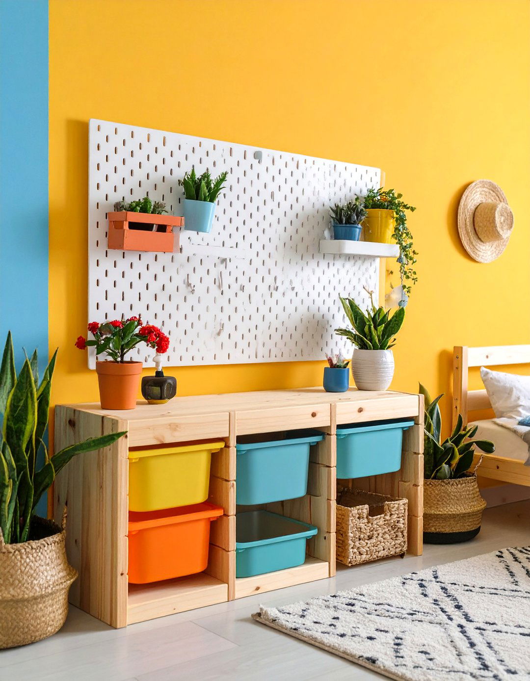 Clean Girl Room Pegboard Organization - 20 Clean Girl Room Ideas