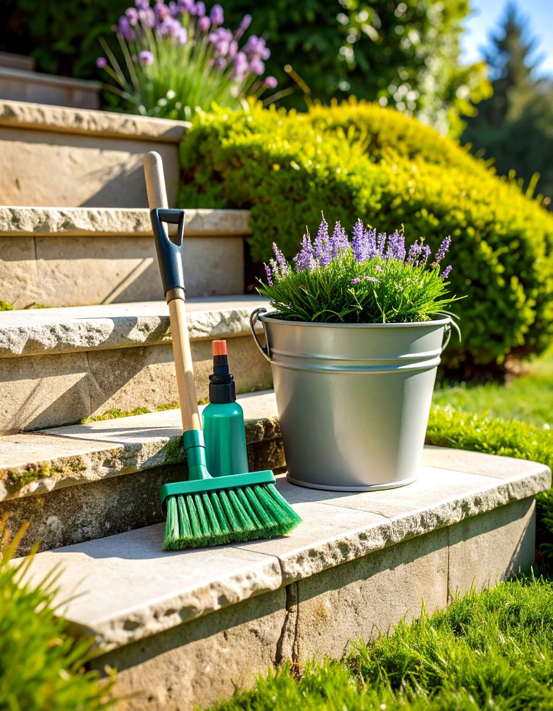 Cleaning and Sealing for Long Term Beauty - 20 Flagstone Steps