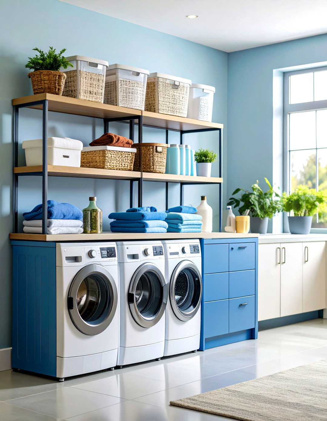 Clear Stackable Container Laundry Detergent Storage Tower - 20 Laundry Detergent Storage Ideas