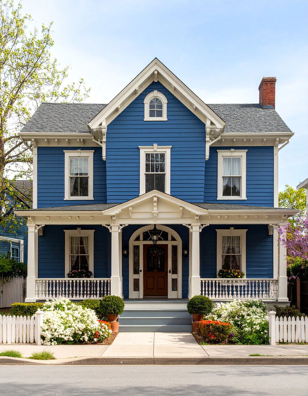 Clematis Blue Victorian House Color - 20 blue victorian house colors