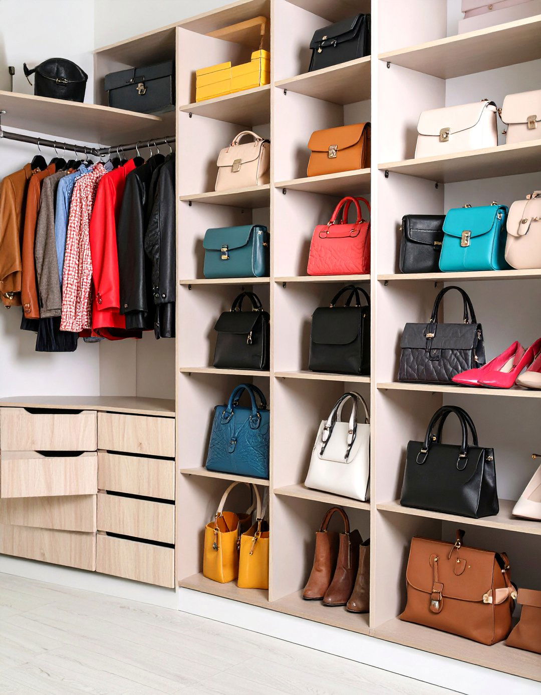 Climate Controlled Purse Storage Vault - 20 Purse Storage Ideas