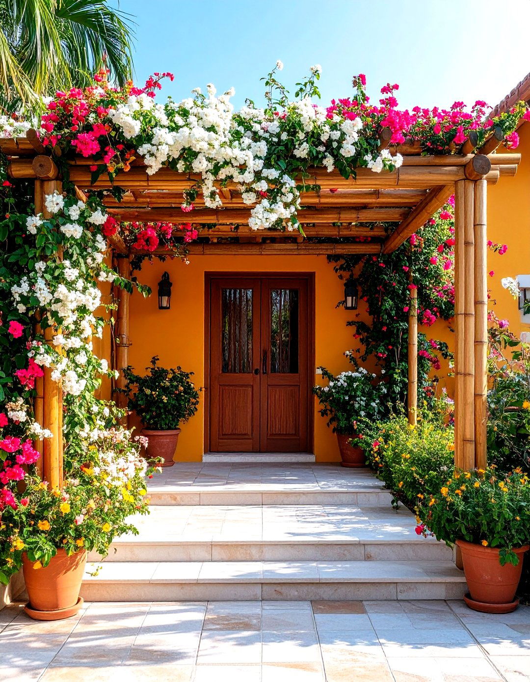 Climbers and Trellises - 20 Tropical Patio Ideas