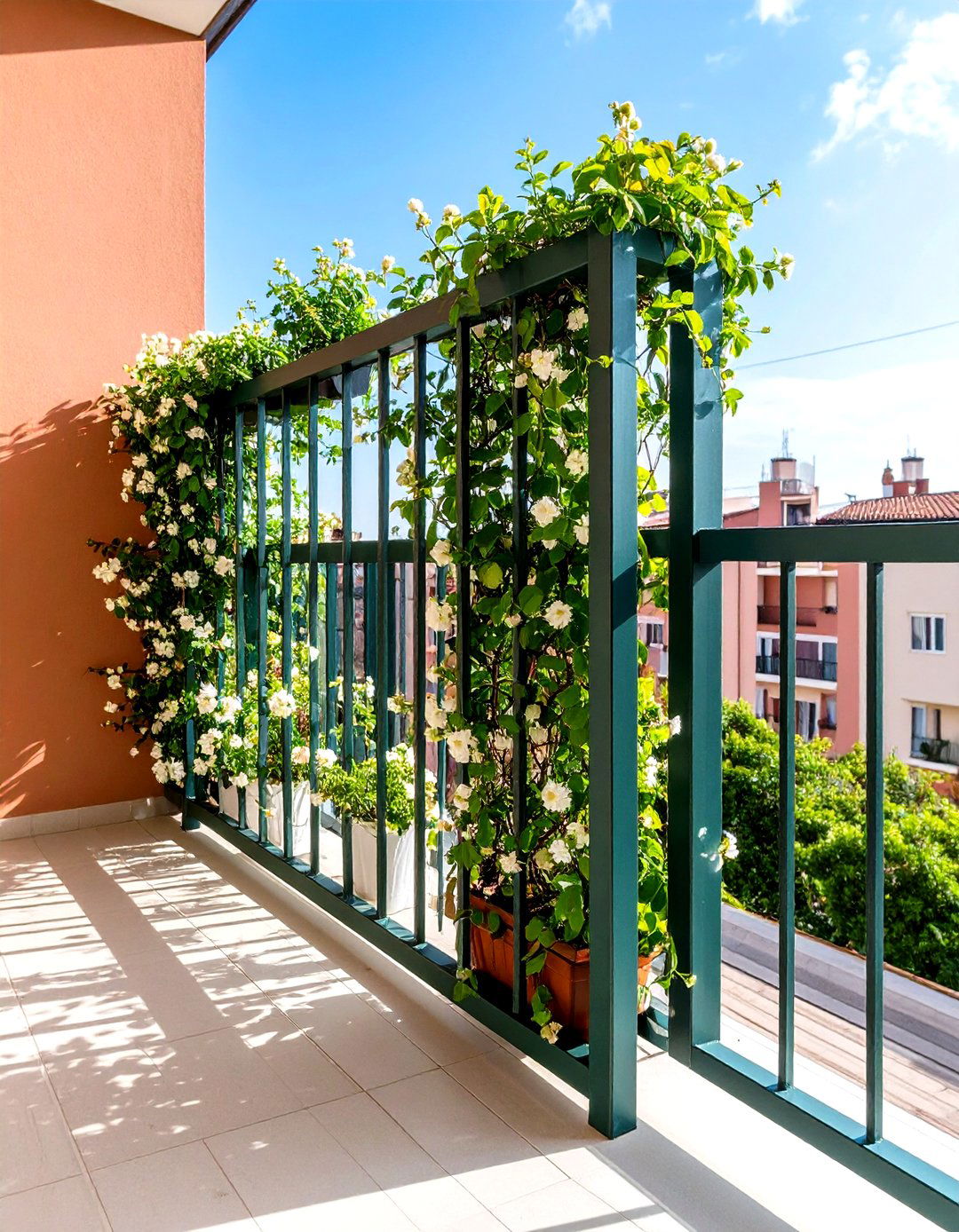 Climbing Trellises - 20 Small Balcony Ideas