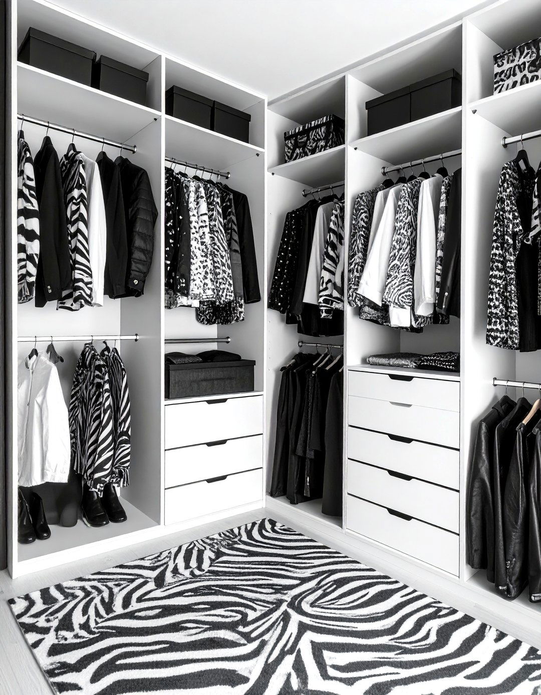 Closet Animal Print Wallpaper - 20 Closet Wallpaper Ideas