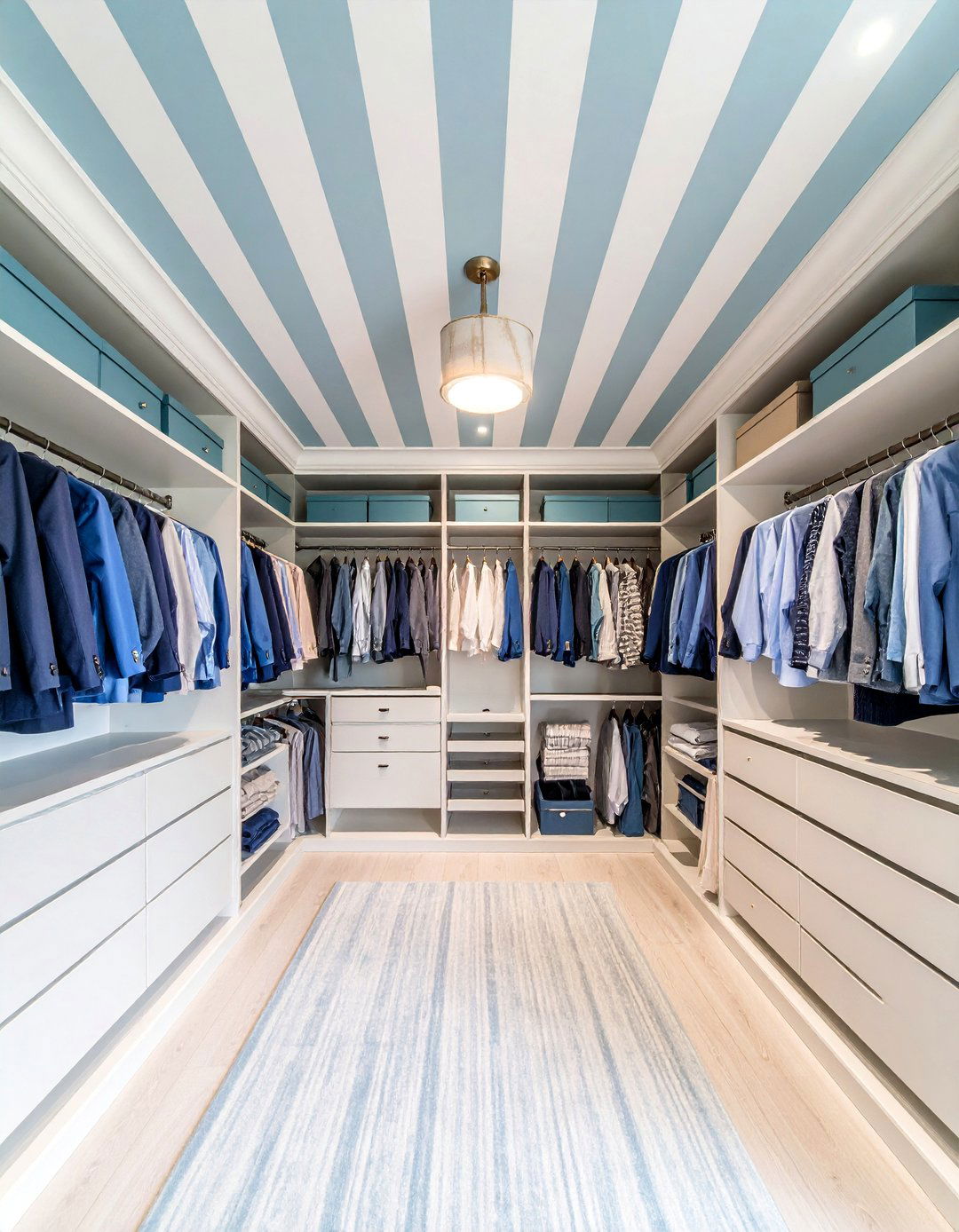 Closet Ceiling Wallpaper Treatment - 20 Closet Wallpaper Ideas