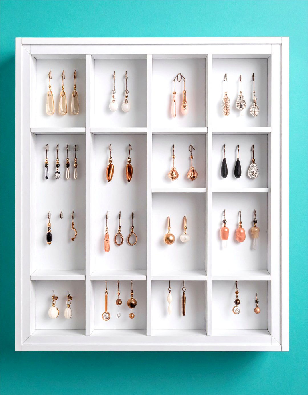 Closet Door Hook Earring Storage - 20 Earring Storage Ideas