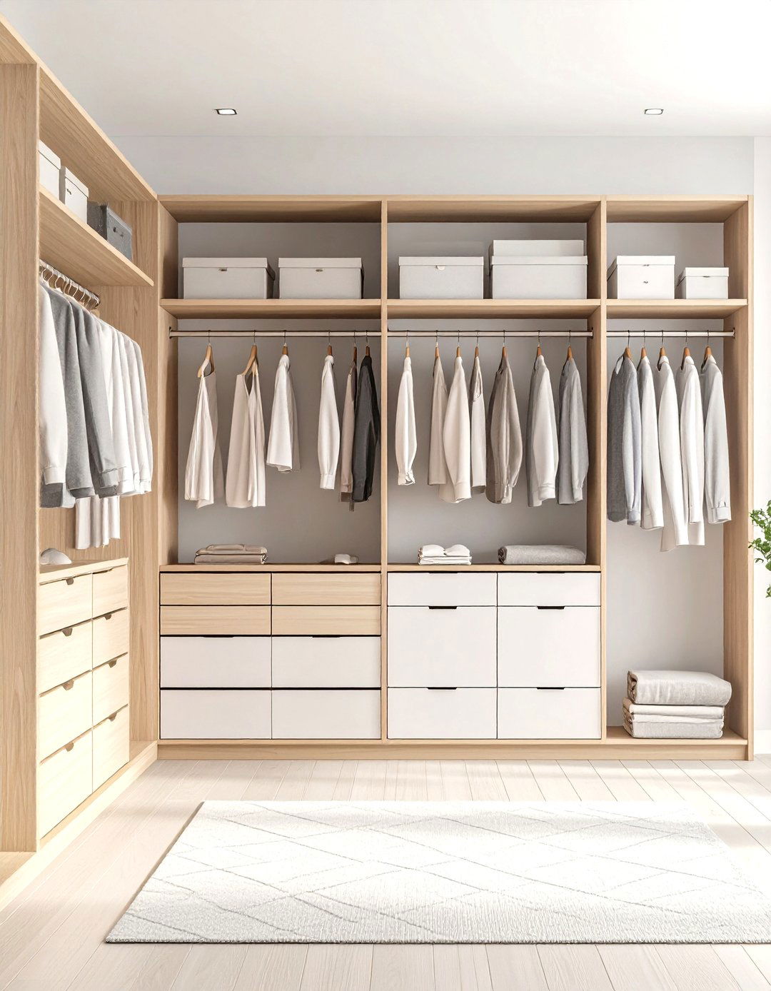 Closet Minimalist Geometric Wallpaper - 20 Closet Wallpaper Ideas