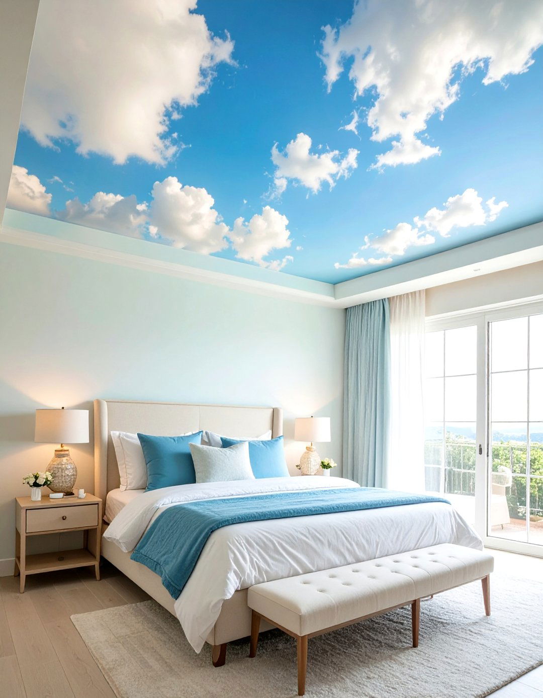 Cloud Ceiling Wallpaper Murals - 20 Ceiling Wallpaper Ideas
