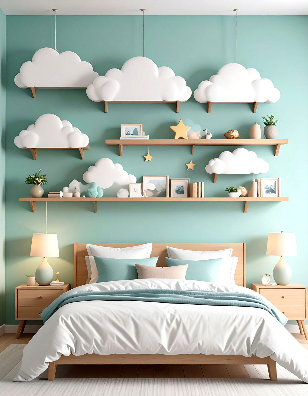 Cloud Themed Bedroom Shelving Solutions - 20 Cloud Themed Bedroom Ideas