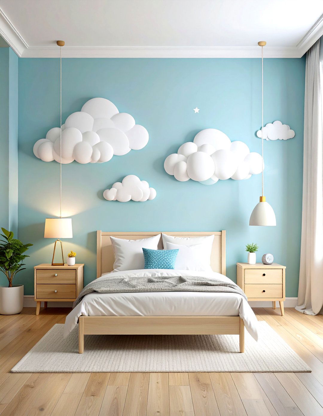 Cloud Themed Bedroom Wall Decals - 20 Cloud Themed Bedroom Ideas