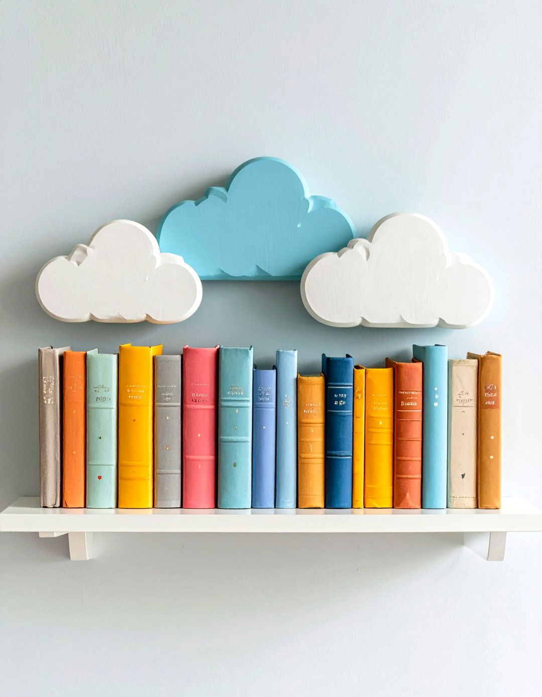Cloud Themed Nursery Bookends - 20 Cloud Themed Nursery Ideas