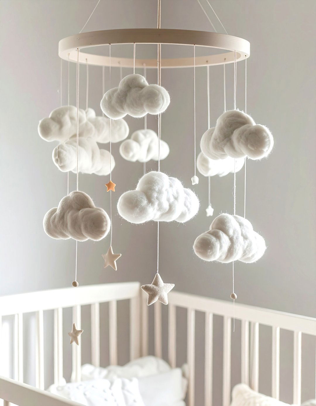Cloud Themed Nursery Mobiles - 20 Cloud Themed Nursery Ideas