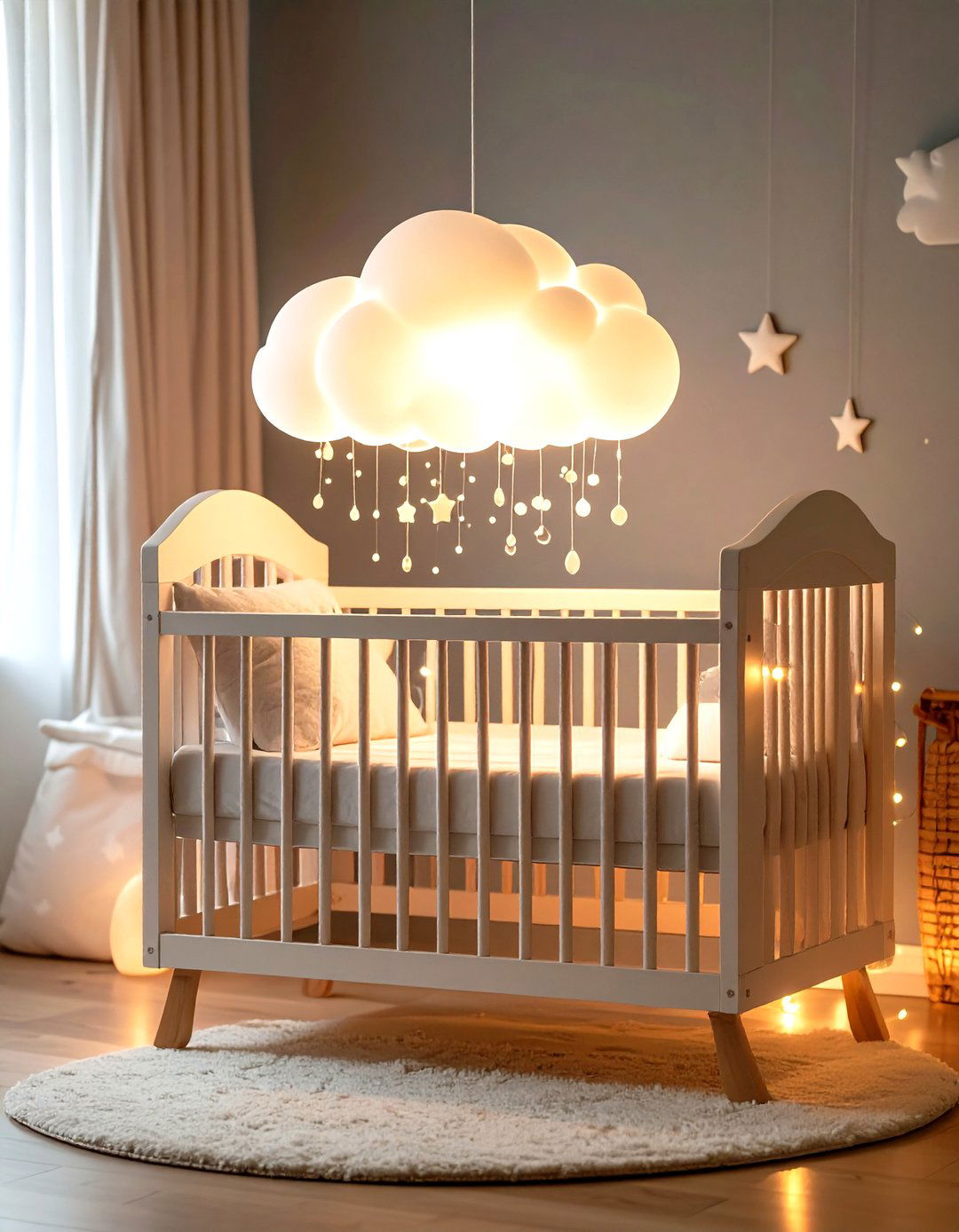 Cloud Themed Nursery Night Lights - 20 Cloud Themed Nursery Ideas