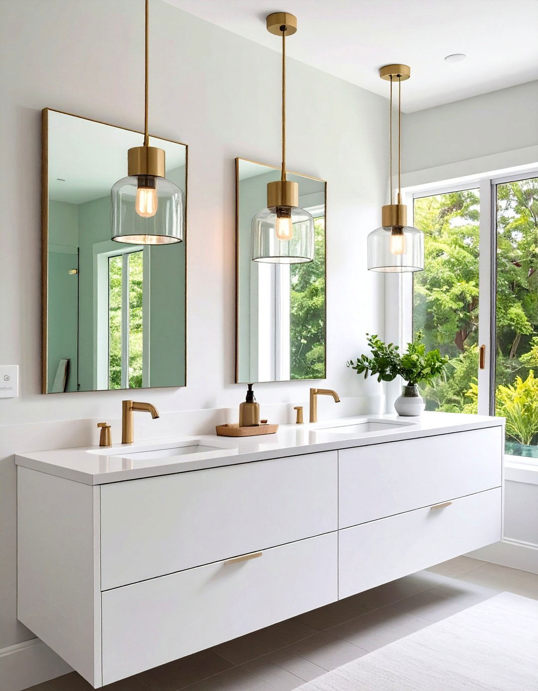 Clustered Mini Bathroom Pendant Lighting for Vanity Precision - 20 Bathroom Pendant Lighting Ideas