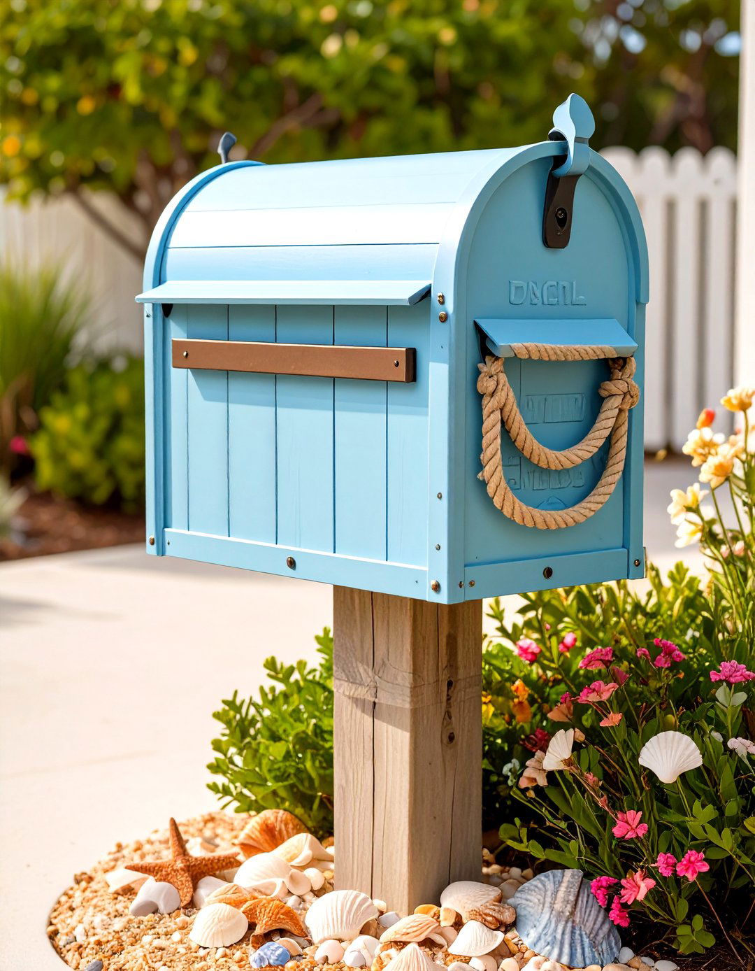 Coastal Beach Mailbox Decor - 20 Mailbox Decor Ideas
