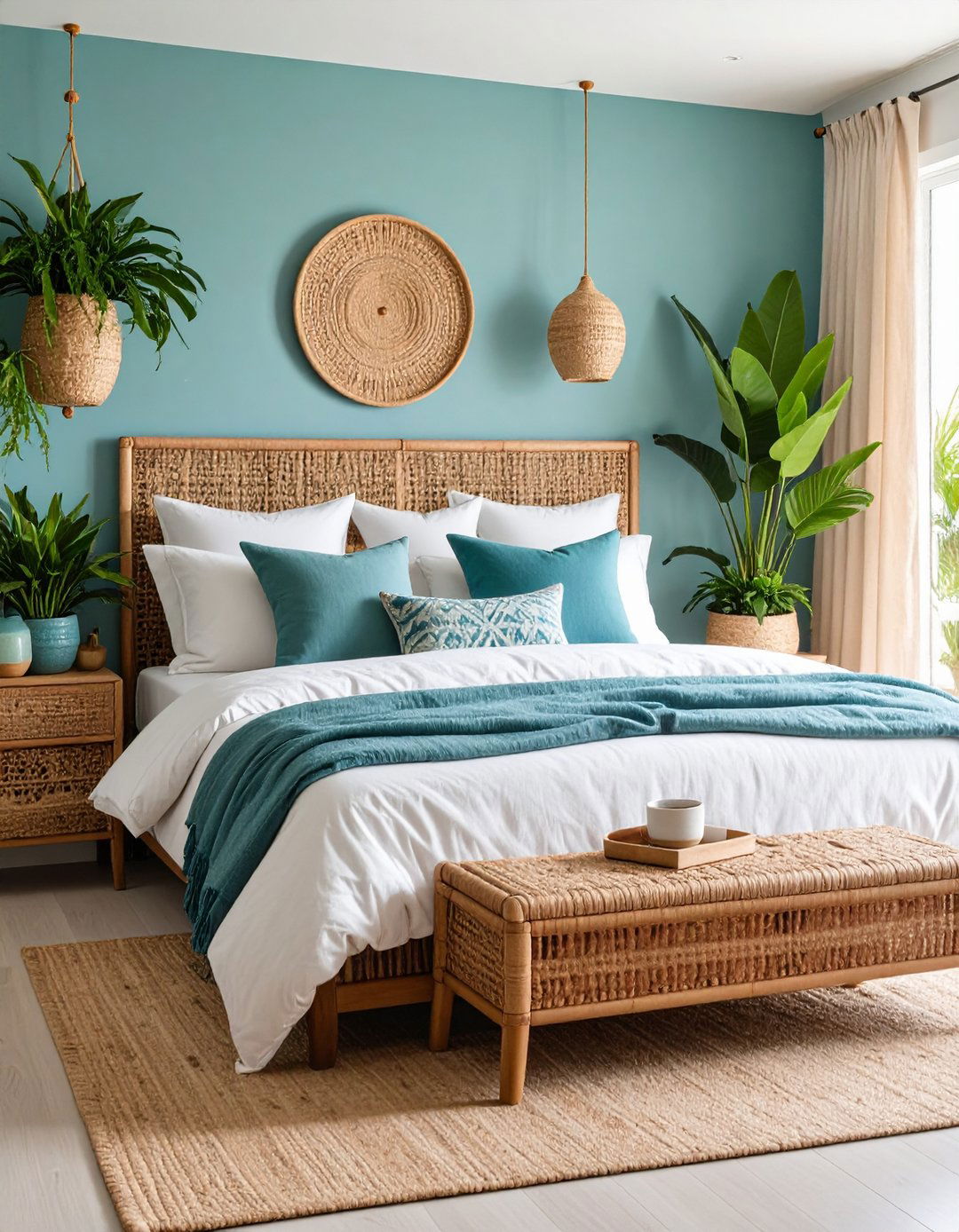 Coastal Bedroom Plants with Tropical and Coastal Varieties - 20 Coastal Bedroom Ideas