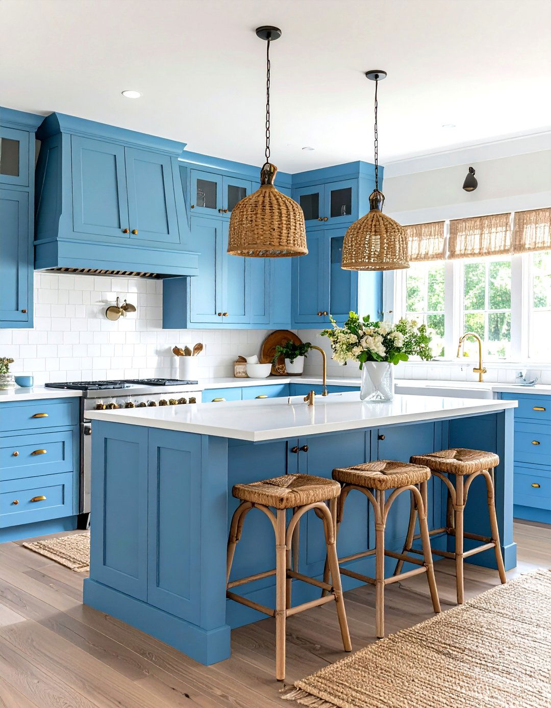 Coastal Blue Farmhouse Kitchen Cabinets - 20 blue farmhouse kitchen cabinets