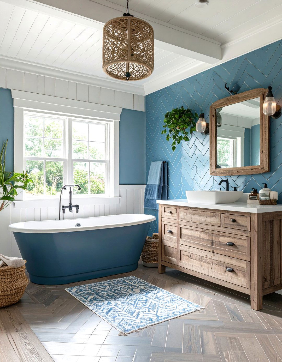 Coastal Blue Tile Themes for Beach Inspired Serenity - 20 Blue Tile Bathroom Ideas