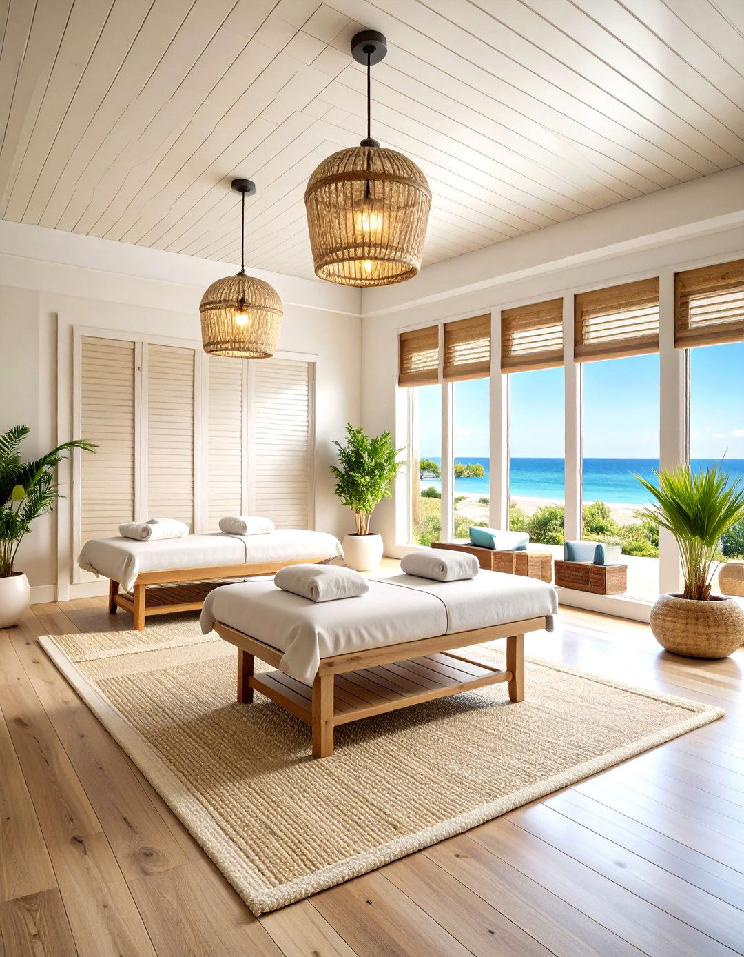 Coastal Breeze Oasis - 20 Massage Room Setup Ideas