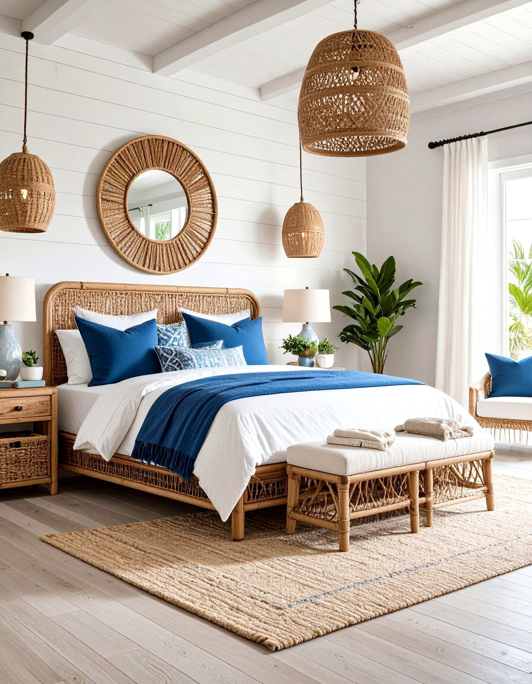 Coastal Breeze White Bedroom - 20 White Bedroom Ideas