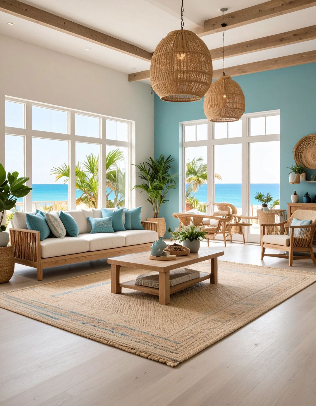 Coastal Calm Theme - 20 Salon Interior Design Ideas