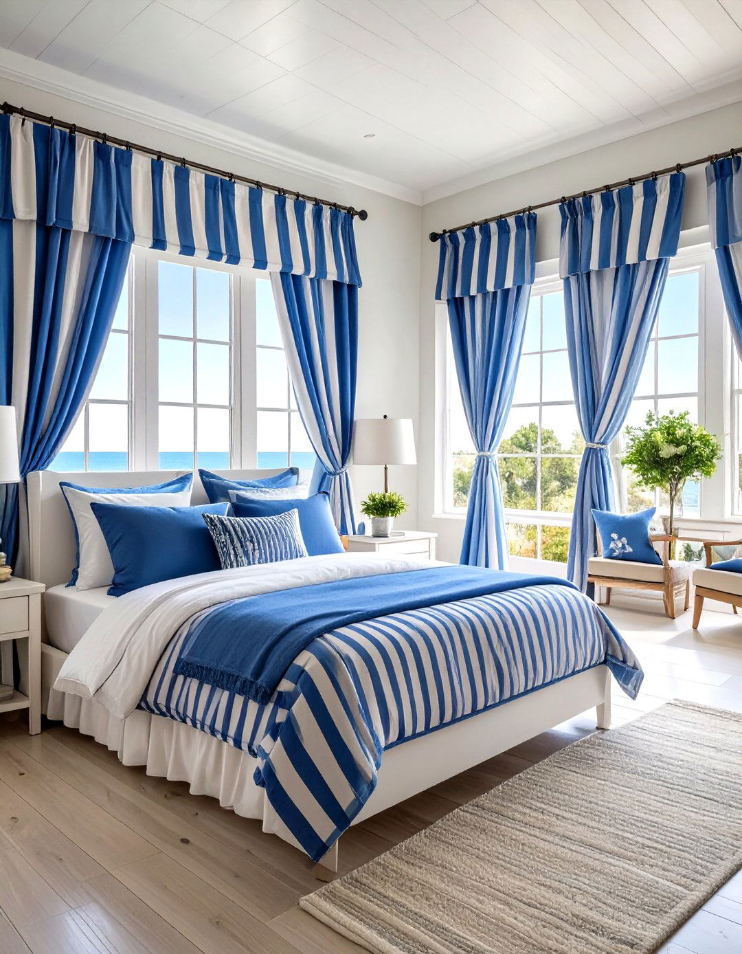 Coastal Decor Natural Fiber Curtain Panel Treatments - 20 Coastal Decor Ideas