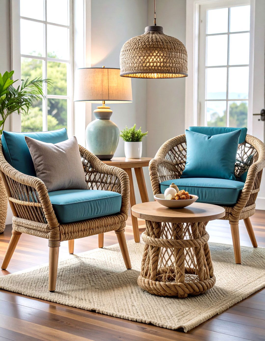 Coastal Decor Whitewashed Wood Furniture Pieces - 20 Coastal Decor Ideas