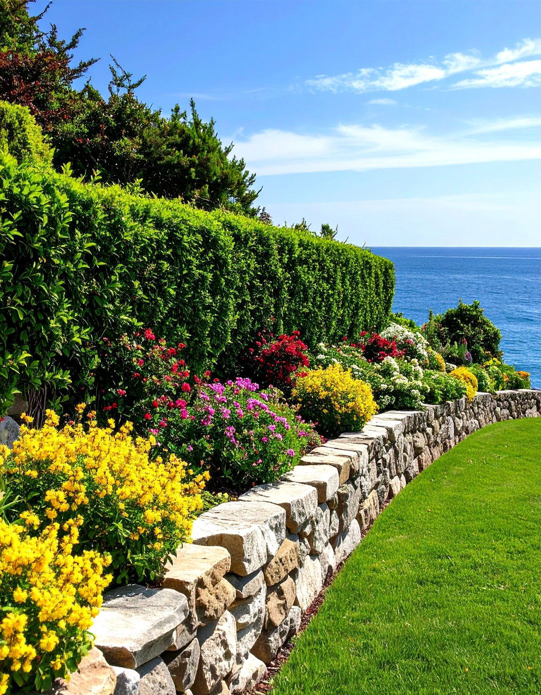 Coastal Garden Beach Furniture Arrangement - 20 Coastal Garden Ideas